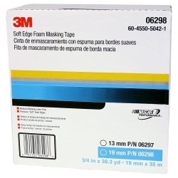 SOFT EDGE FOAM MASKING TAPE 3/4"